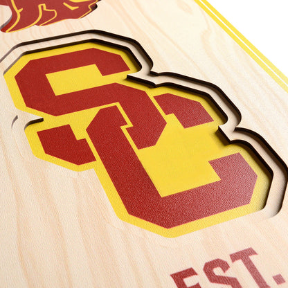 NCAA USC Trojans 3D Stadium Banner 8' X 32'
