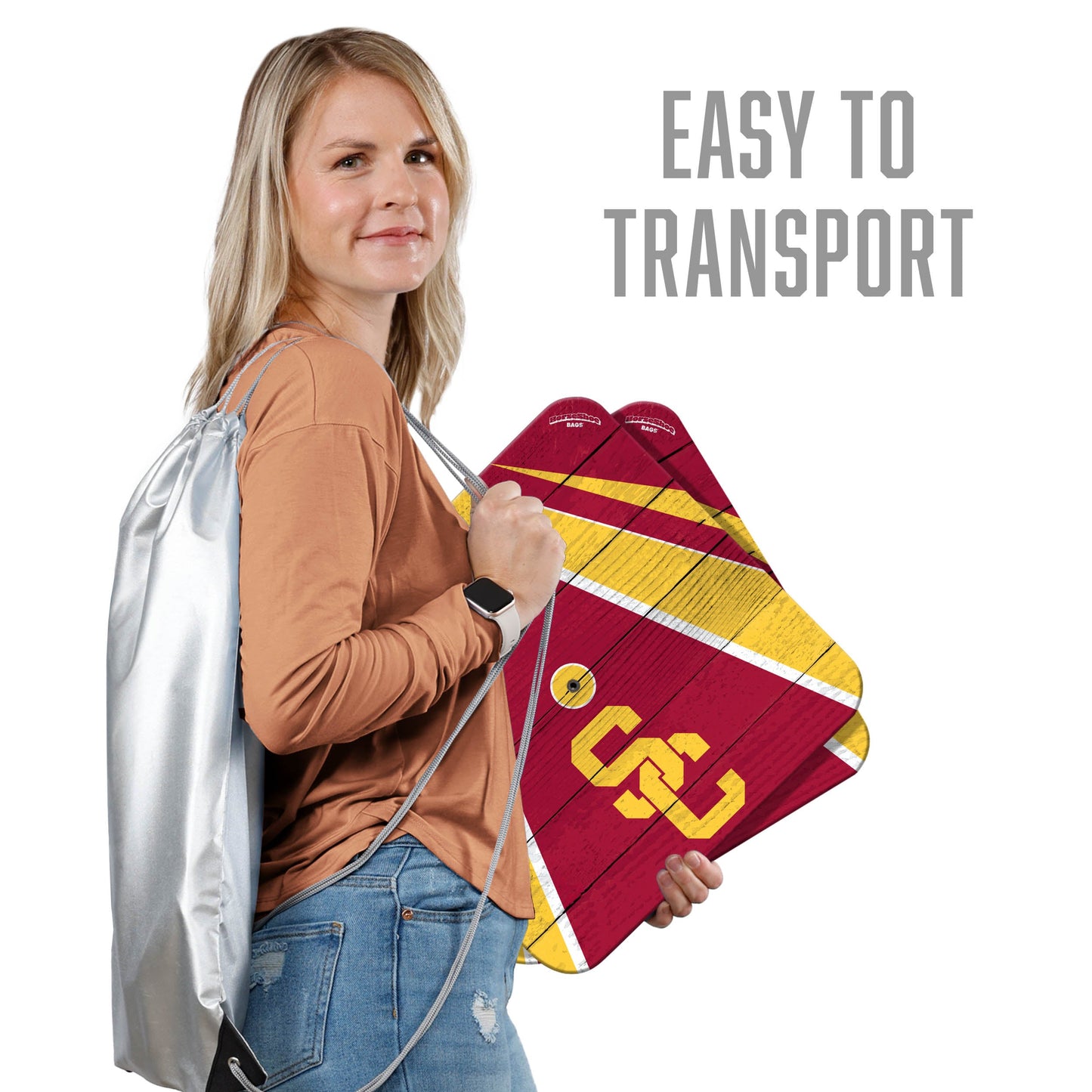 NCAA USC Trojans Horseshoe Bag Game