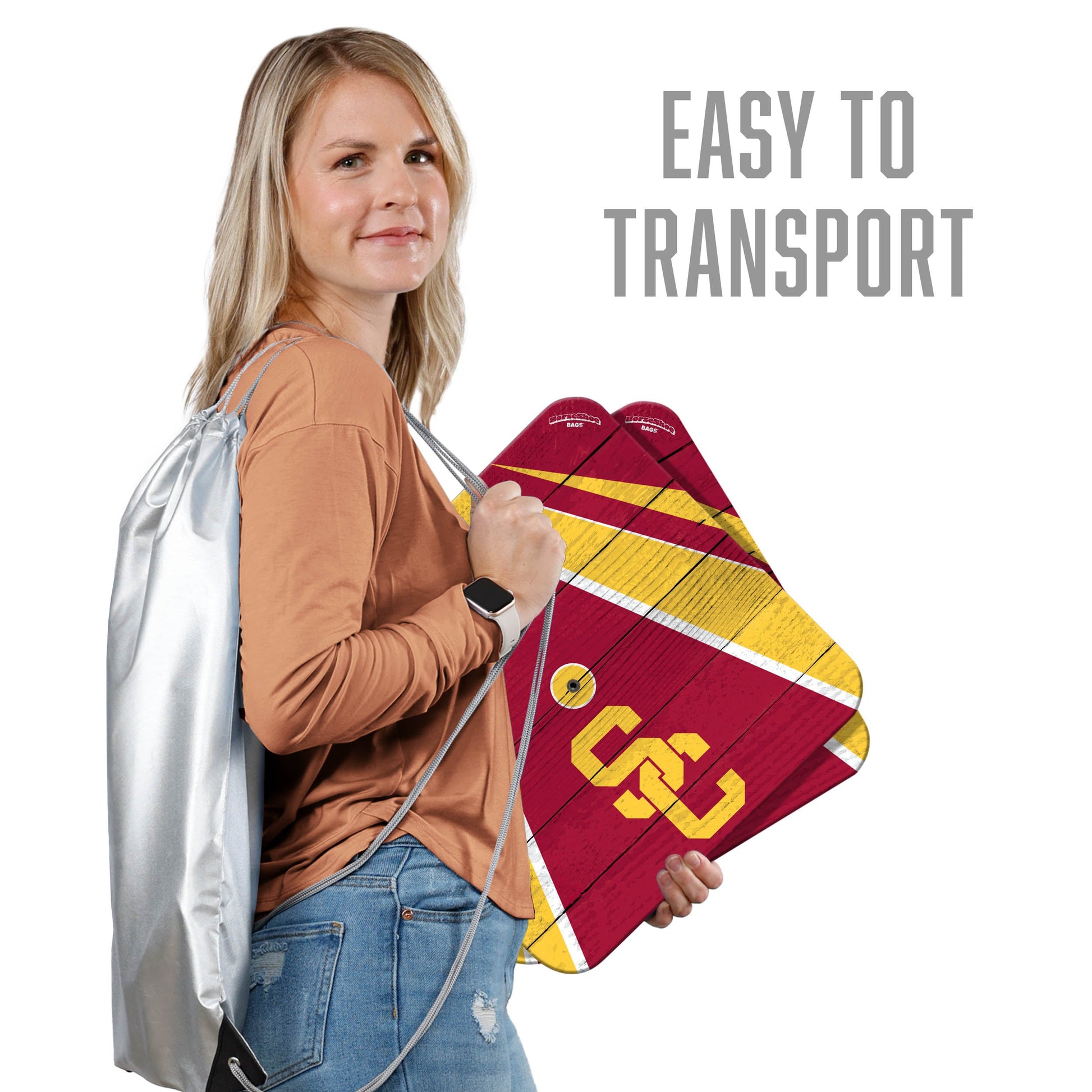 NCAA USC Trojans Horseshoe Bag Game