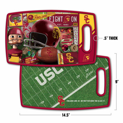 USC Trojans Retro Series Cutting Board Alt 1