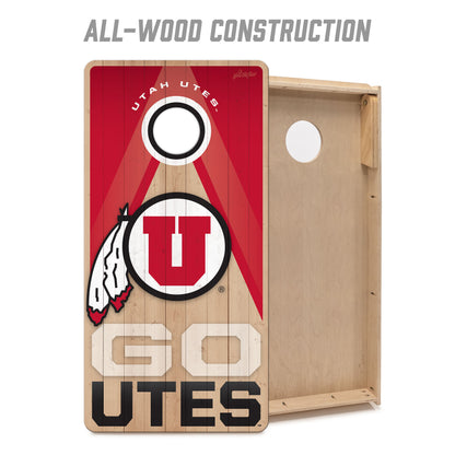 NCAA Utah Utes 2' x 4' Slogan Series Cornhole