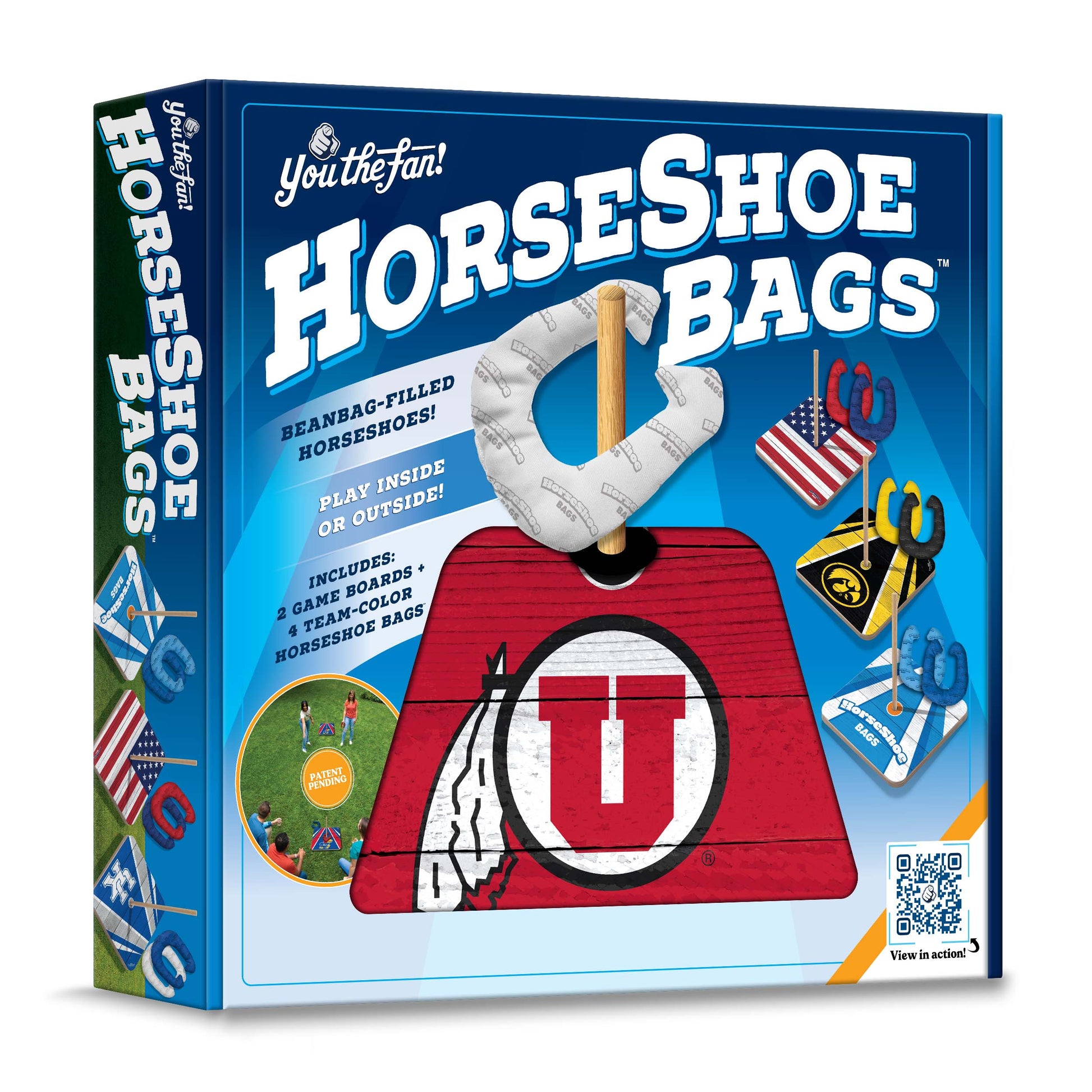 NCAA Utah Utes Horseshoe Bag Game