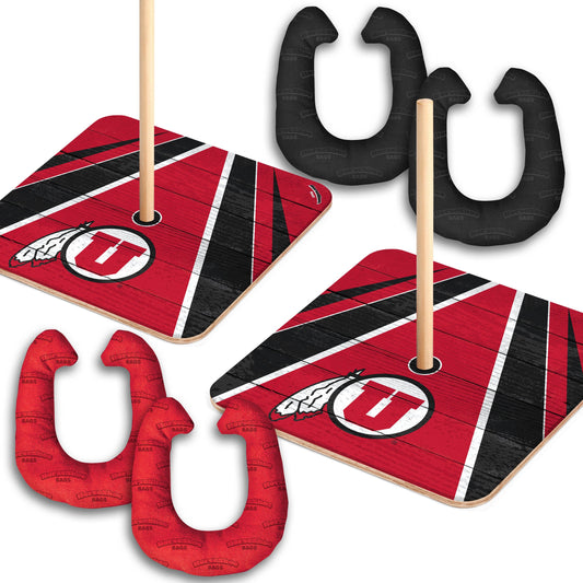 NCAA Utah Utes Horseshoe Bag Game