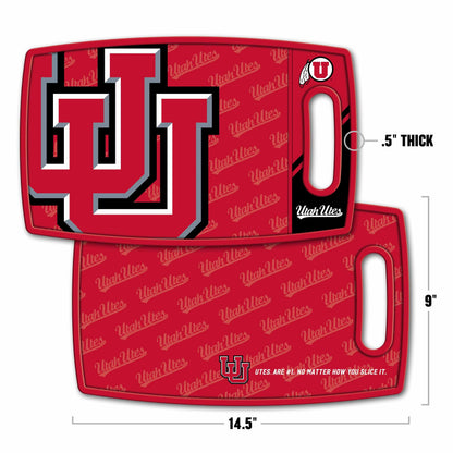 Utah Utes Logo Series Cutting Board Alt 1