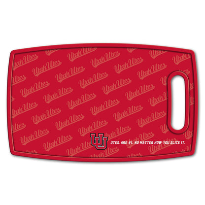 Utah Utes Logo Series Cutting Board Alt 2