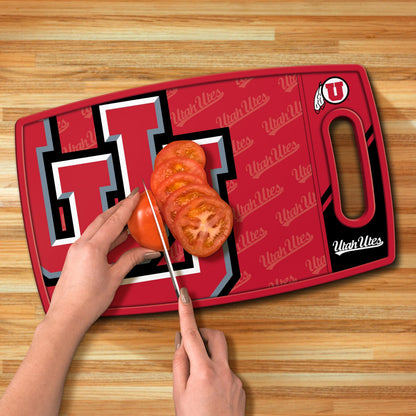 Utah Utes Logo Series Cutting Board Alt 3