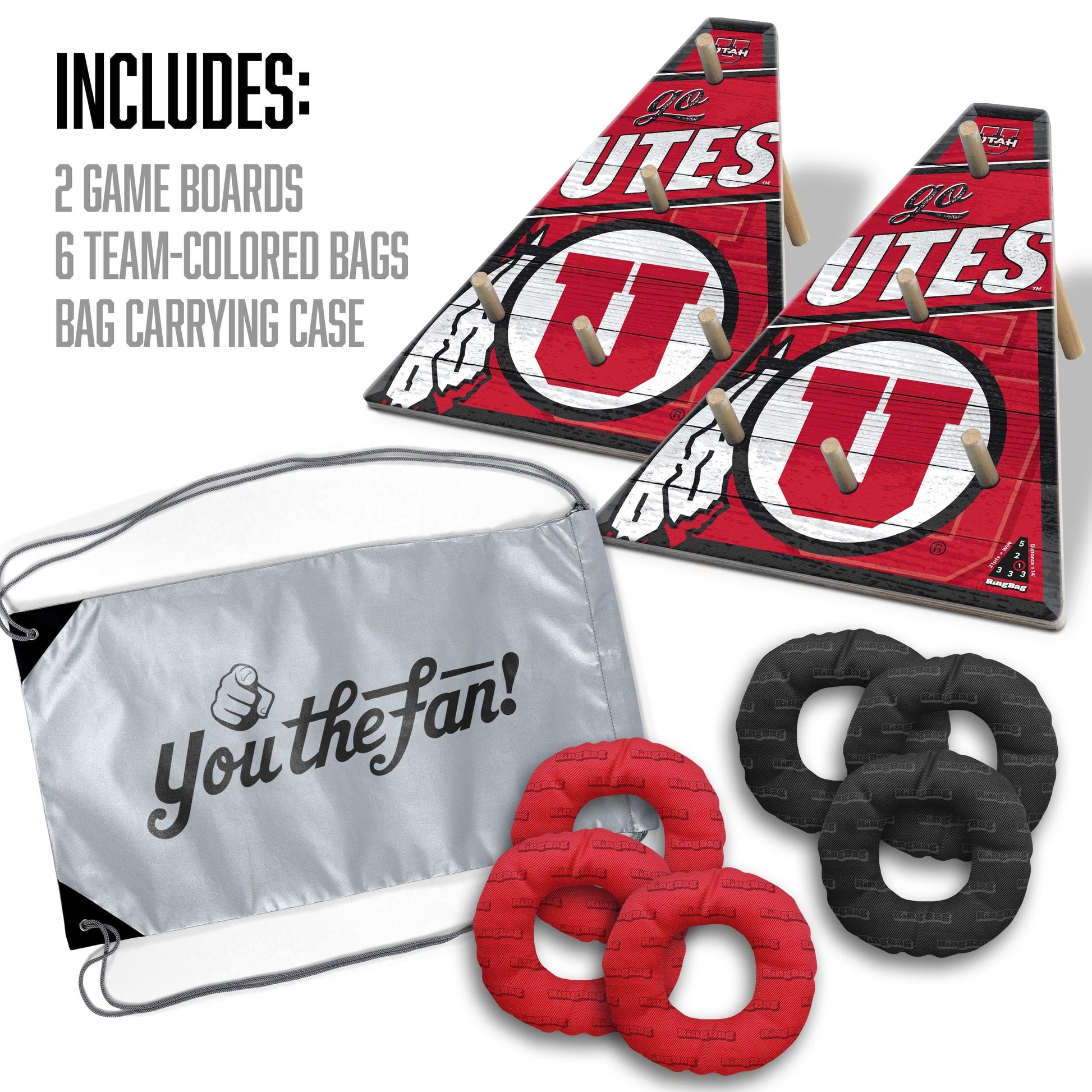 NCAA Utah Utes Ringbag Outdoor Game