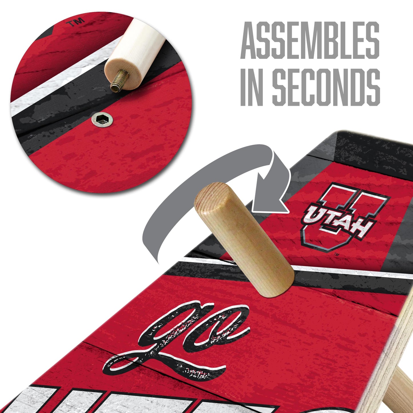 NCAA Utah Utes Ringbag Outdoor Game