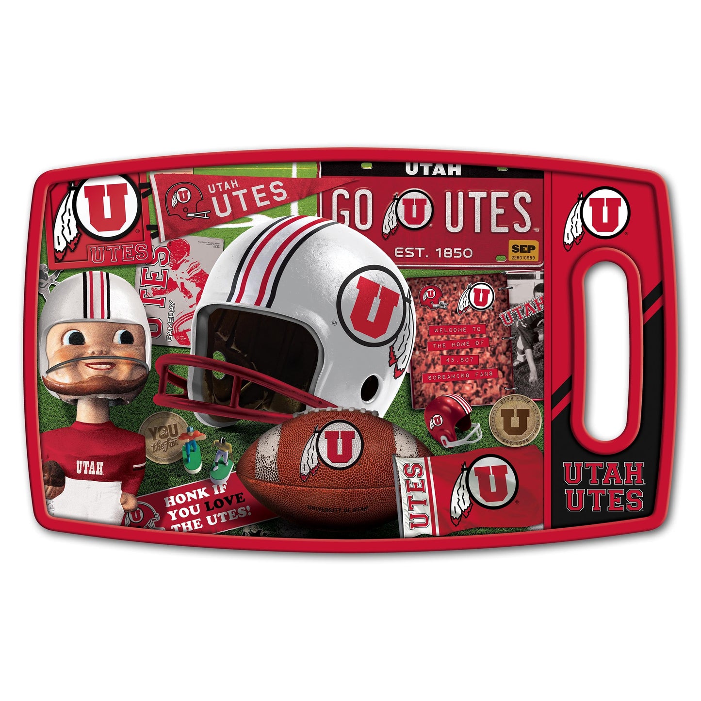 Utah Utes Retro Series Cutting Board