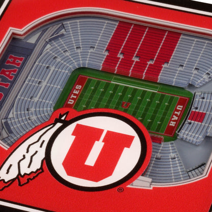 NCAA Utah Utes StadiumView Cribbage