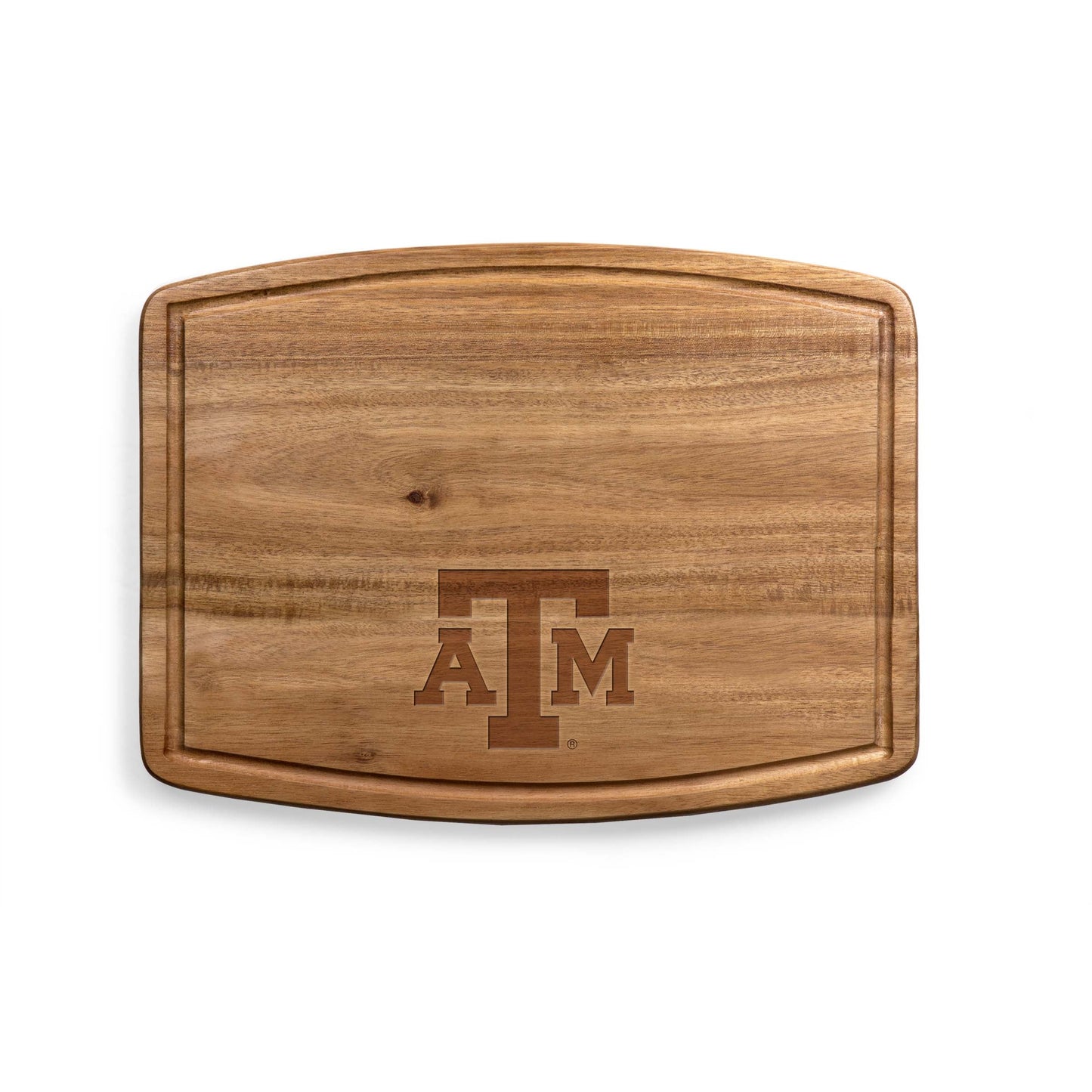 Texas A&M Aggies - Ovale Acacia Cutting Board