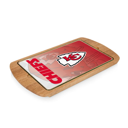 Kansas City Chiefs - Billboard Glass Top Serving Tray