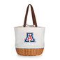 Arizona Wildcats - Coronado Canvas and Willow Basket Tote