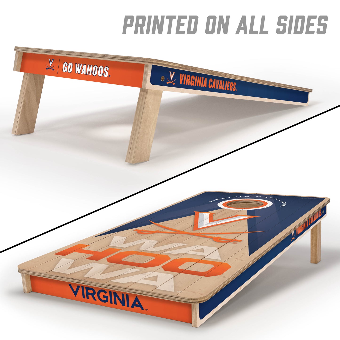 NCAA Virginia Cavaliers 2' x 4' Slogan Series Cornhole