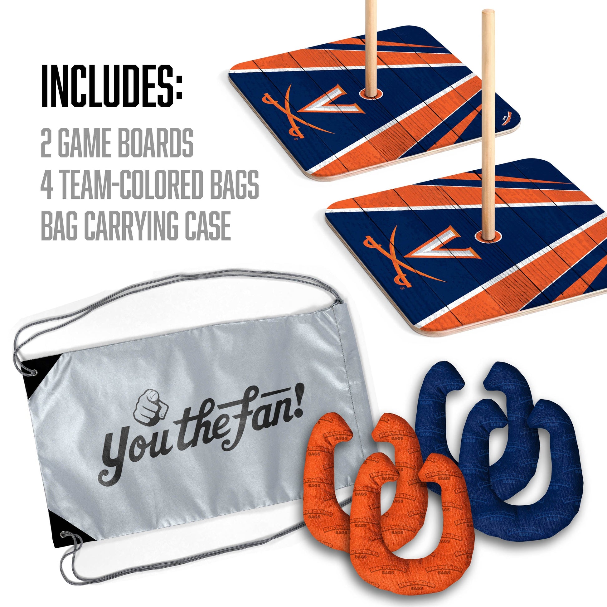 NCAA Virginia Cavaliers Horseshoe Bag Game