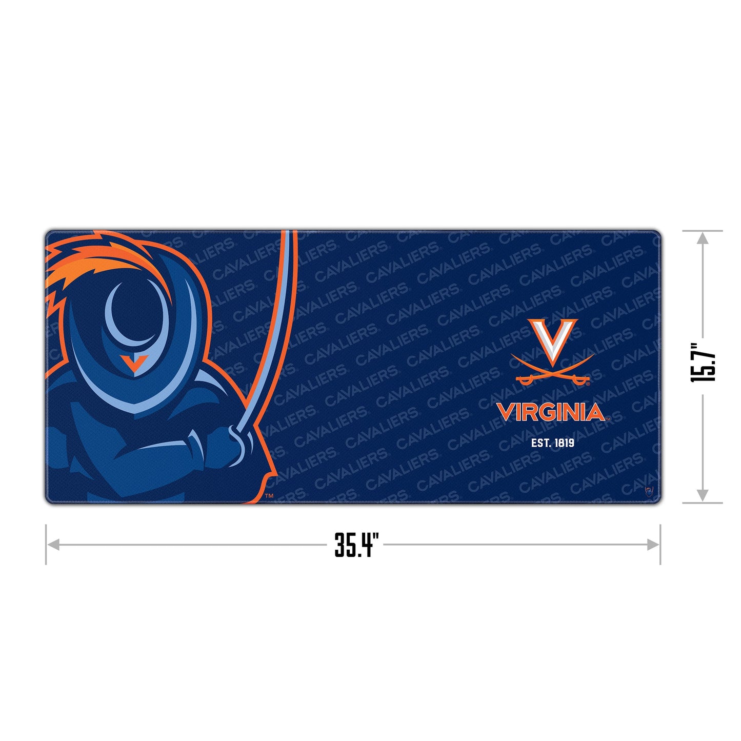 Virginia Cavaliers Logo Series Desk Pad Alt 1
