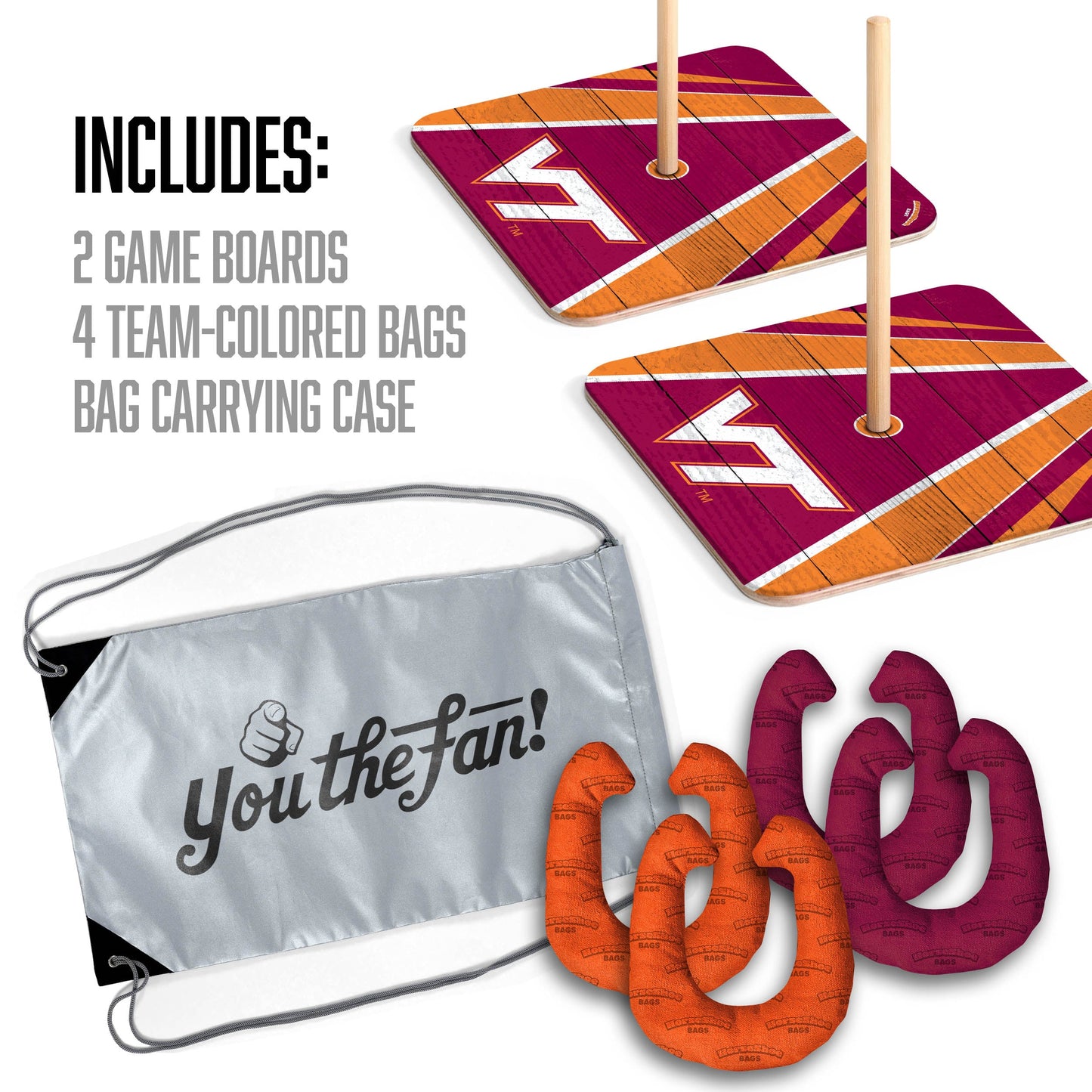 NCAA Virginia Tech Hokies Horseshoe Bag Game
