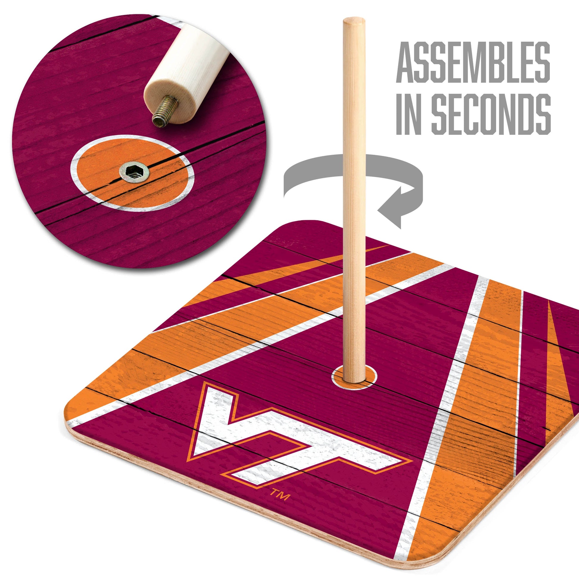 NCAA Virginia Tech Hokies Horseshoe Bag Game