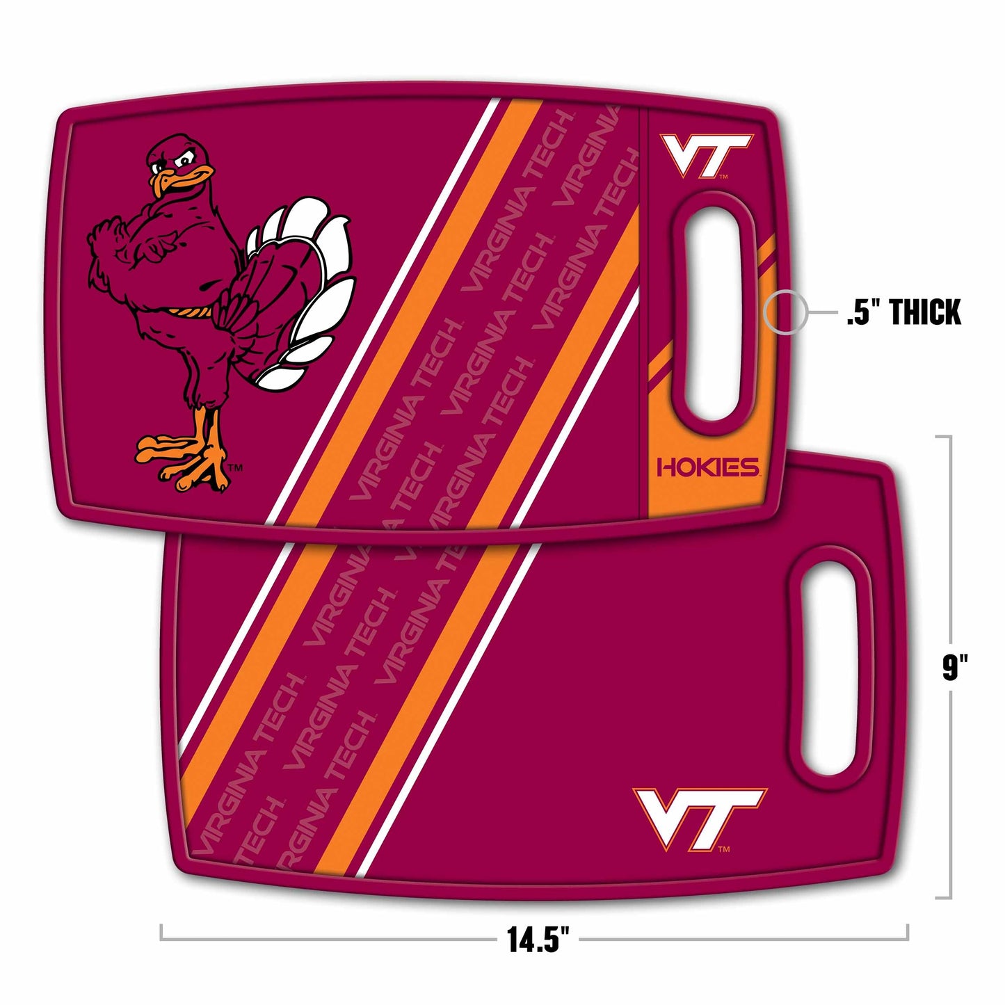 Virginia Tech Hokies Logo Series Cutting Board Alt 1