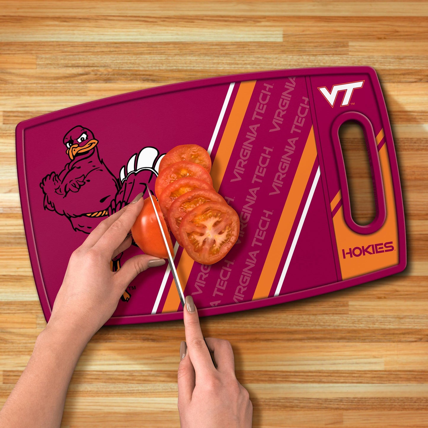 Virginia Tech Hokies Logo Series Cutting Board Alt 3