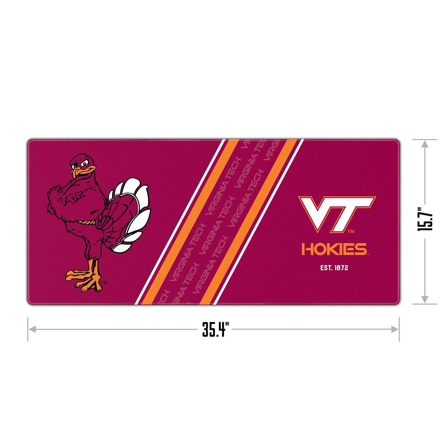 Virginia Tech Hokies Logo Series Desk Pad Alt 1