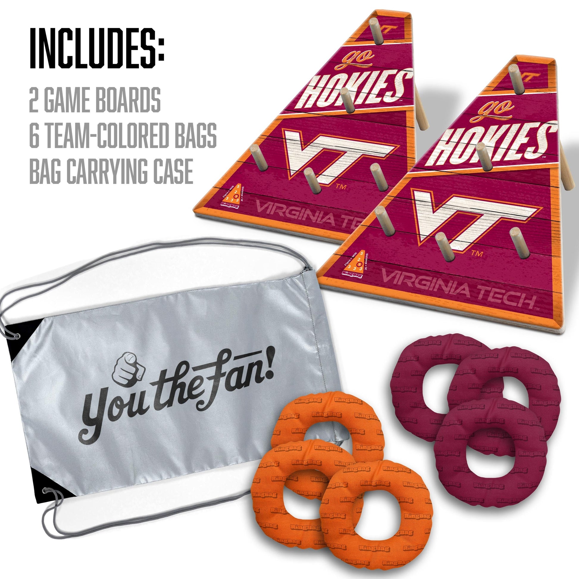 NCAA Virginia Tech Hokies Ringbag Outdoor Game