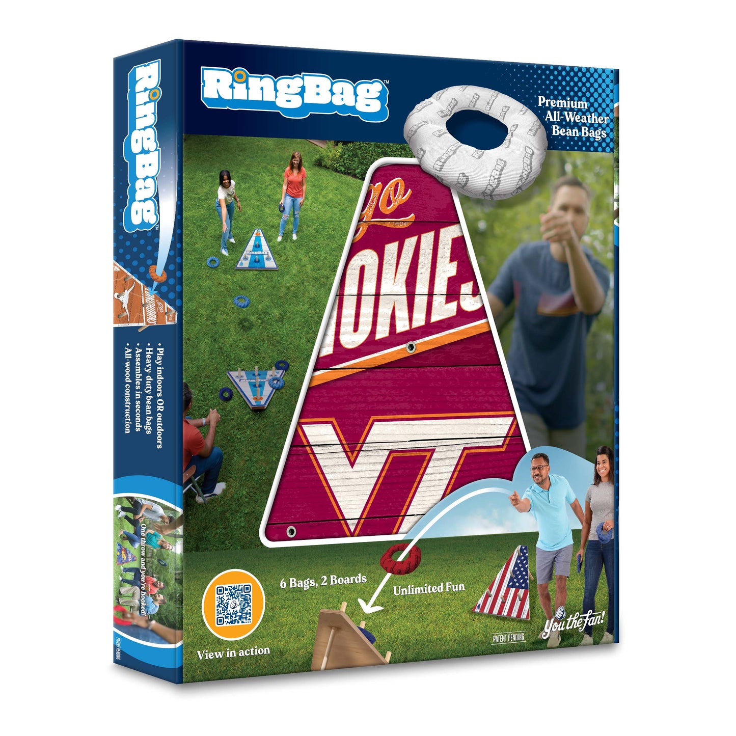 NCAA Virginia Tech Hokies Ringbag Outdoor Game