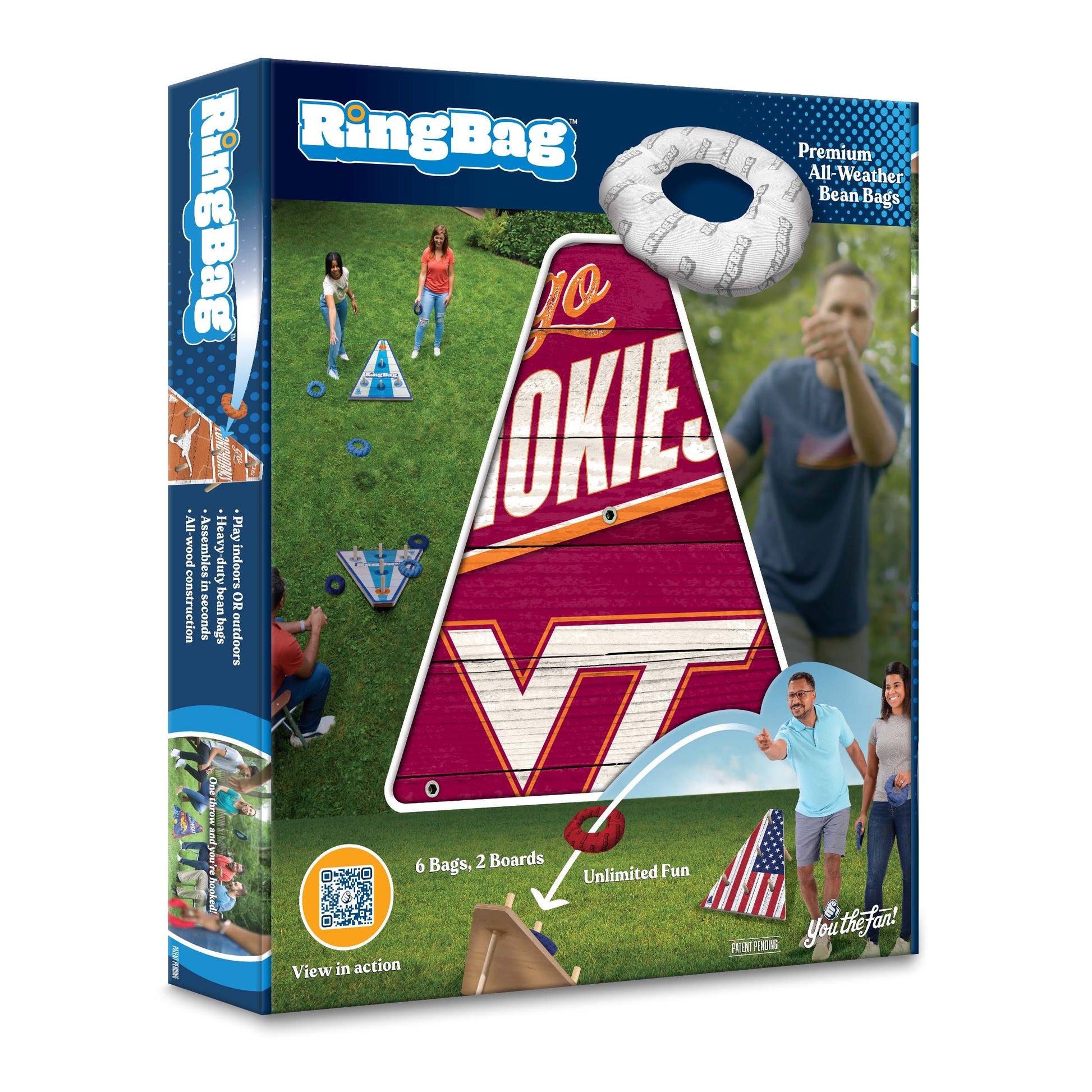 NCAA Virginia Tech Hokies Ringbag Outdoor Game