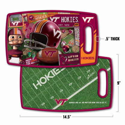 Virginia Tech Hokies Retro Series Cutting Board Alt 1
