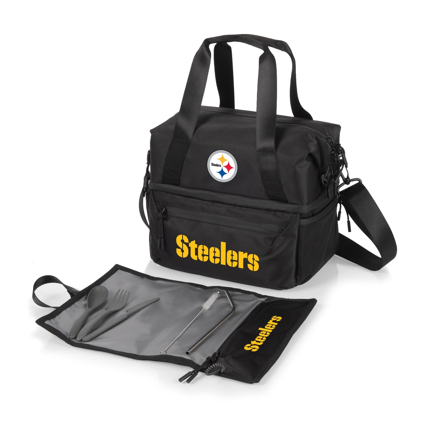 Pittsburgh Steelers - Tarana Recycled Lunch Bag Cooler with Utensils