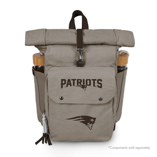 New England Patriots - Carmel Roll Top Picnic Backpack Cooler