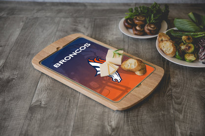 Denver Broncos - Billboard Glass Top Serving Tray