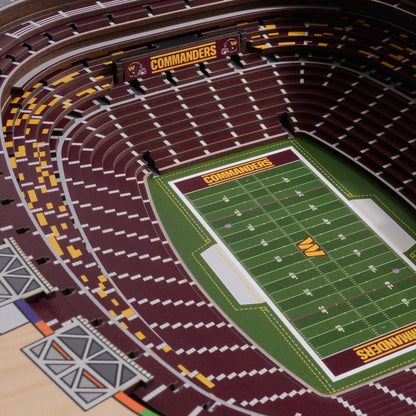 NFL Washington Commanders 25-Layer StadiumView Wallart