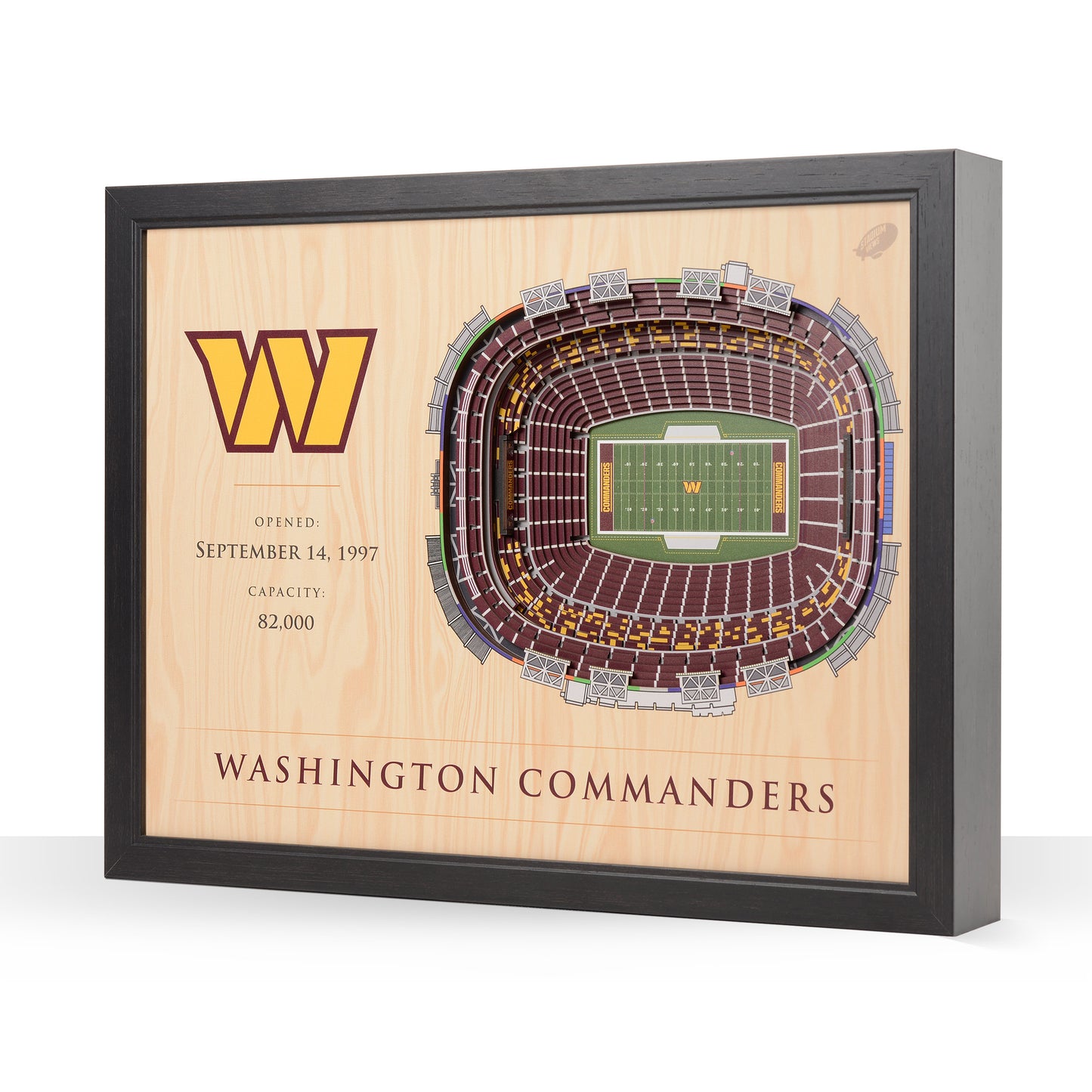 NFL Washington Commanders 25-Layer StadiumView Wallart