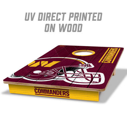 NFL Washington Commanders 2' X 3' All-Wood Cornhole Set