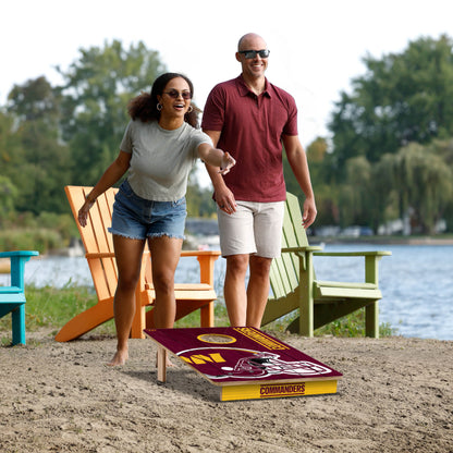 NFL Washington Commanders 2' X 3' All-Wood Cornhole Set