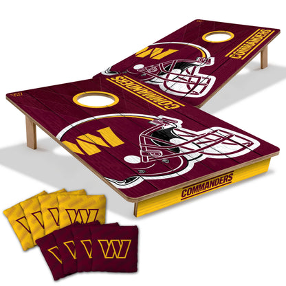 NFL Washington Commanders 2' X 3' All-Wood Cornhole Set