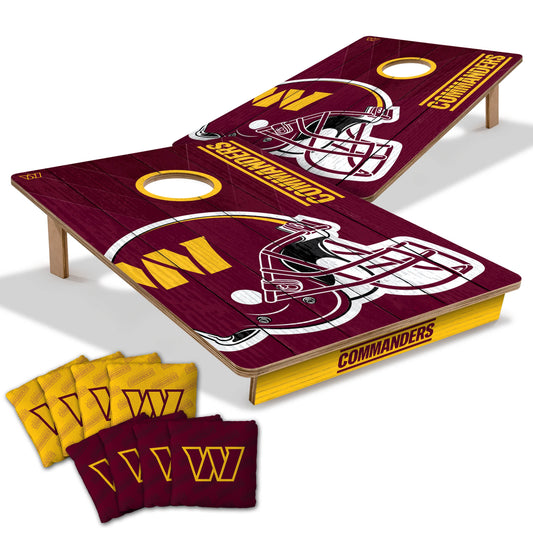 NFL Washington Commanders 2' X 3' All-Wood Cornhole Set