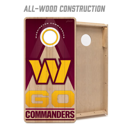 NFL Washington Commanders 2' x 4' Slogan Series Cornhole