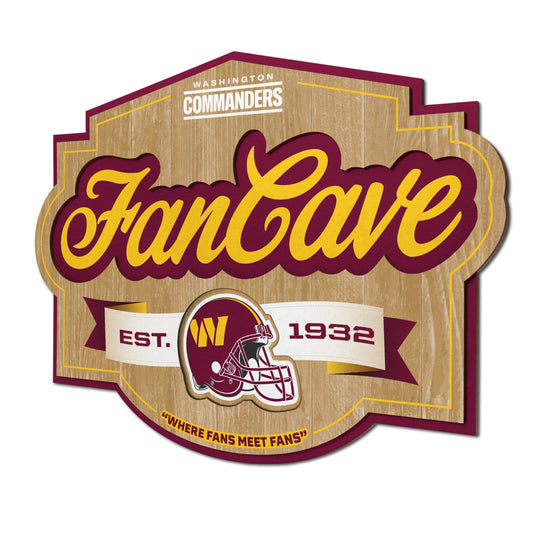 Washington Commanders Fan Cave Wall Art