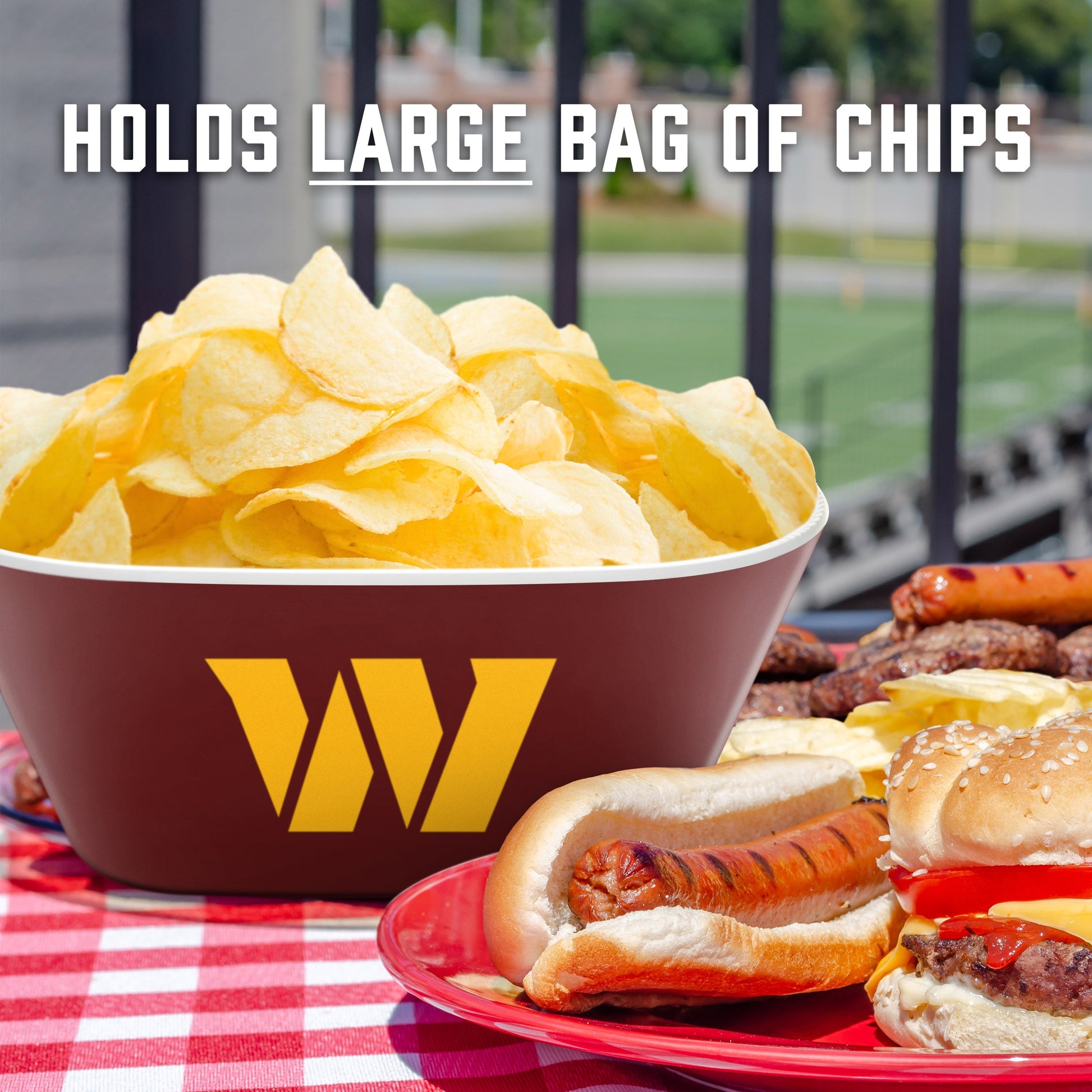 Washington Commanders Large Party Bowl Alt 4