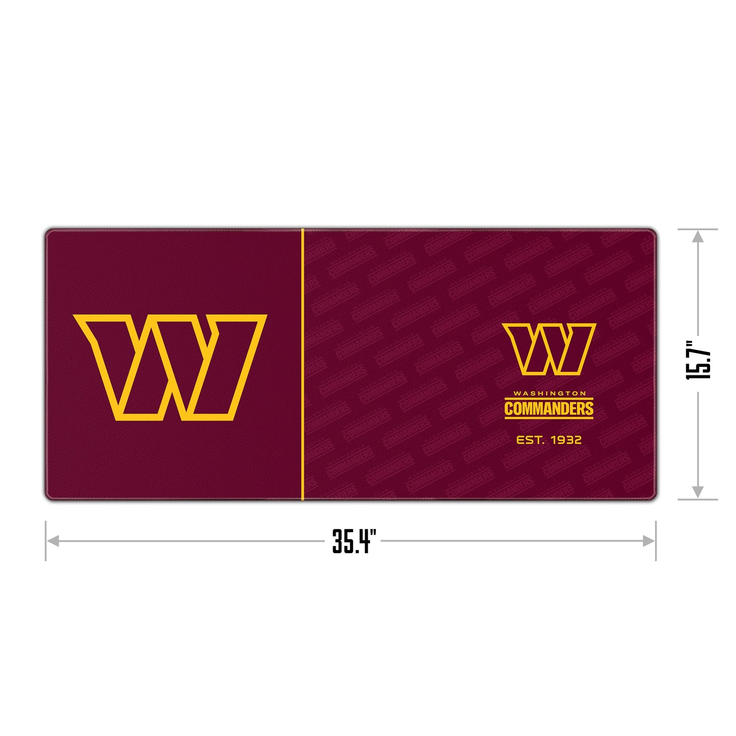 Washington Commanders Logo Series Desk Pad Alt 1