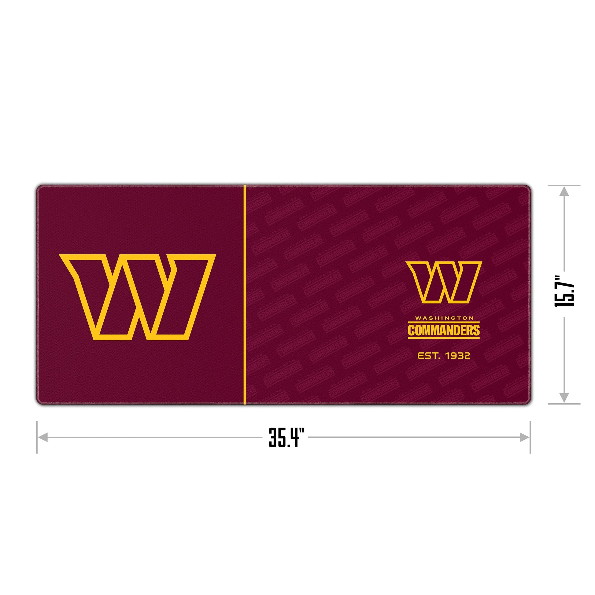 Washington Commanders Logo Series Desk Pad Alt 1