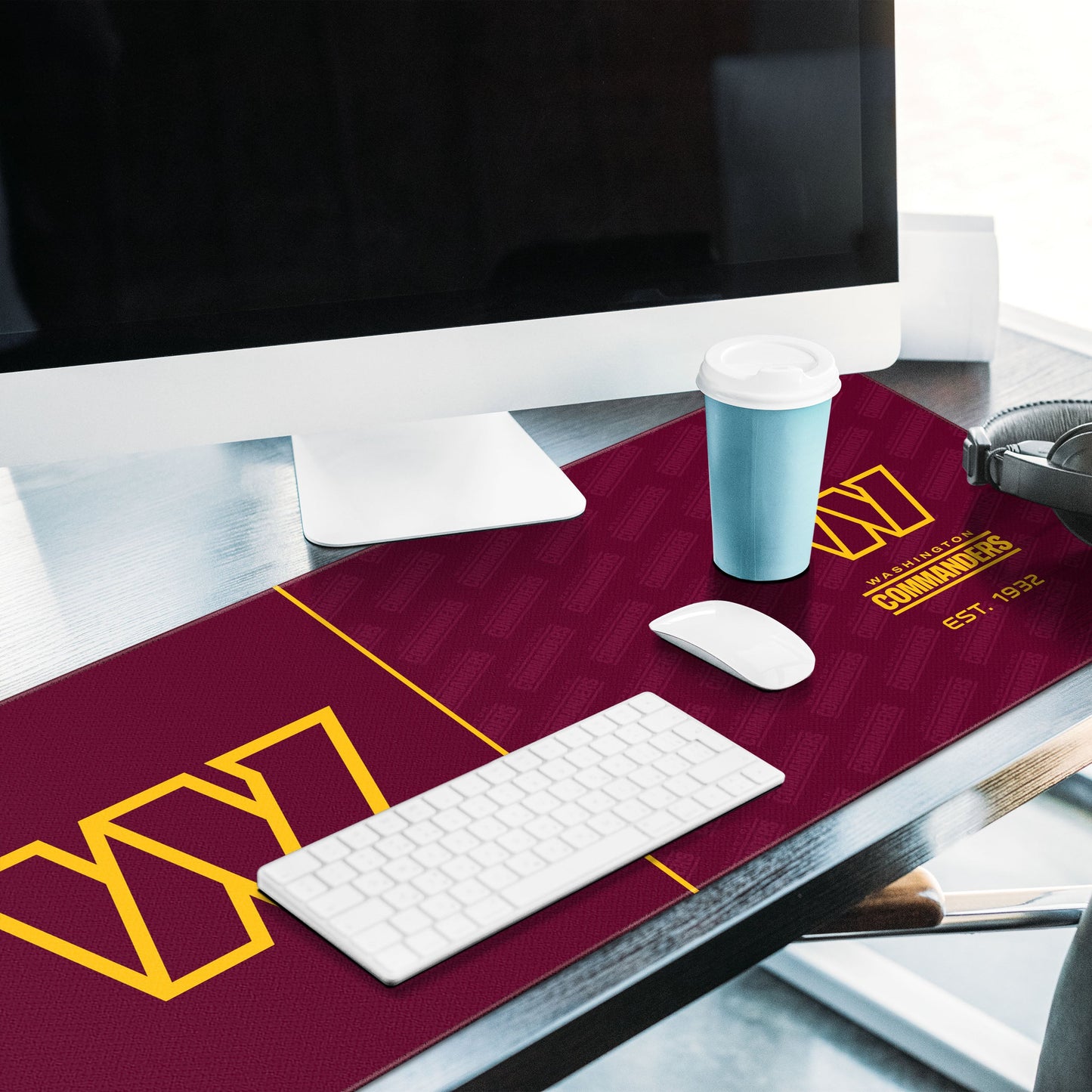Washington Commanders Logo Series Desk Pad Alt 2