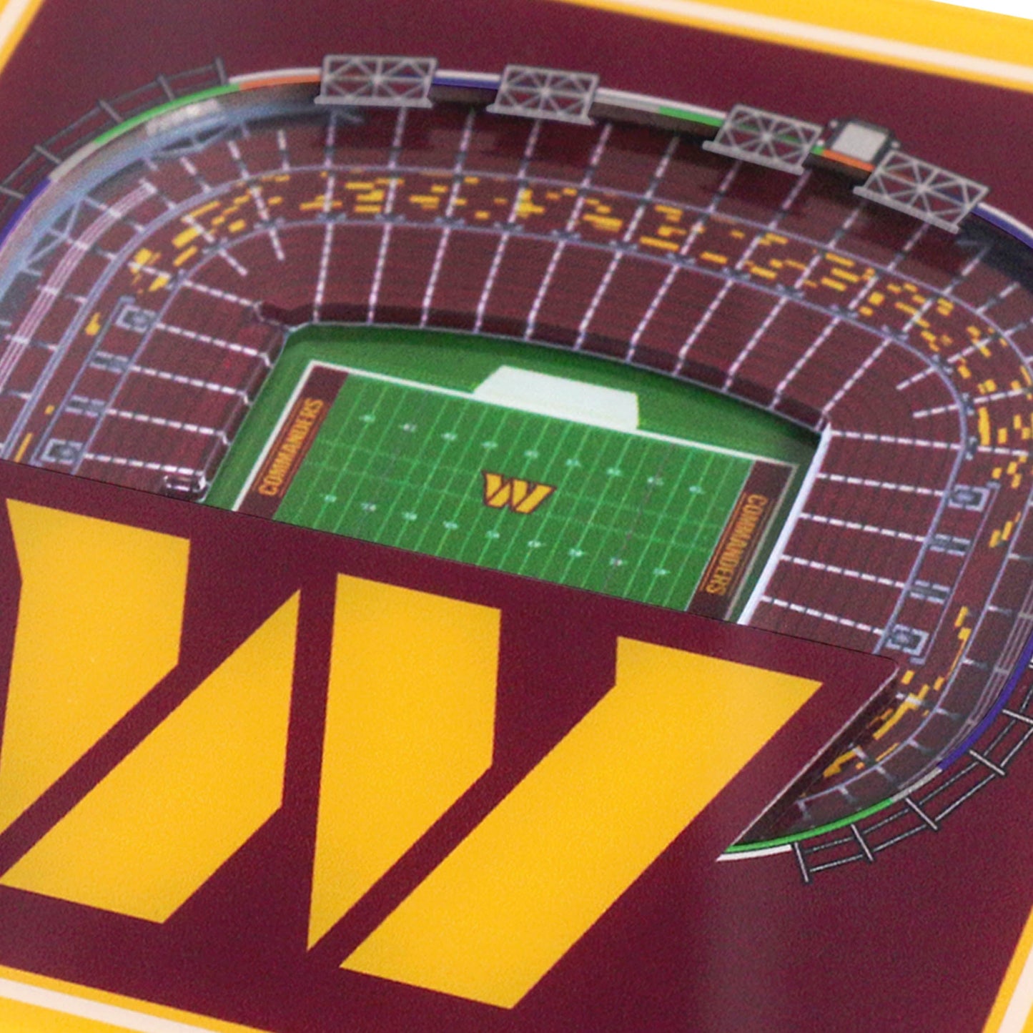 NFL Washington Commanders StadiumView Cribbage Game