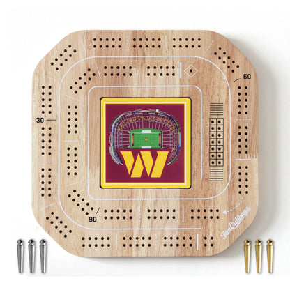 NFL Washington Commanders StadiumView Cribbage Game