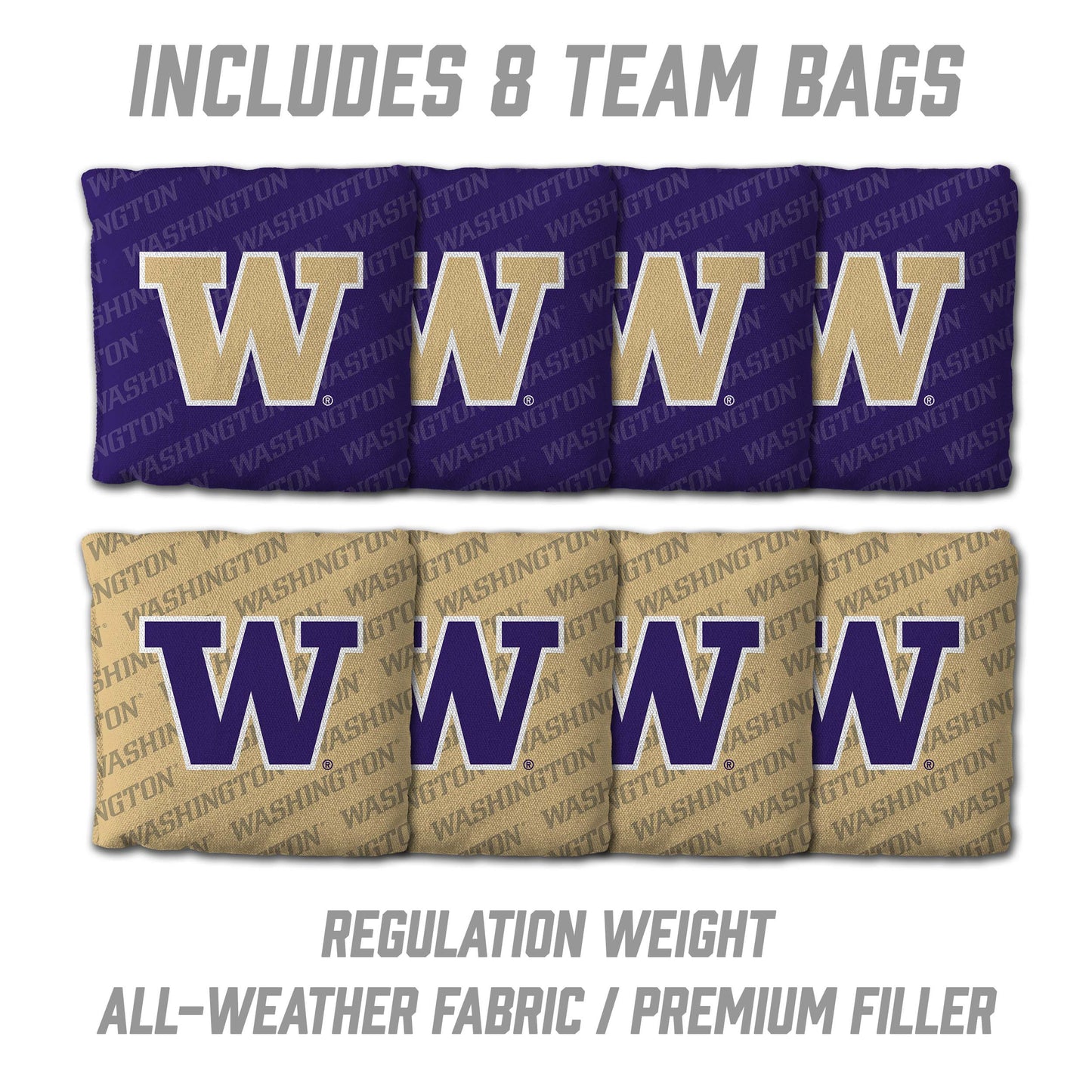 NCAA Washington Huskies 2' x 4' Slogan Series Cornhole