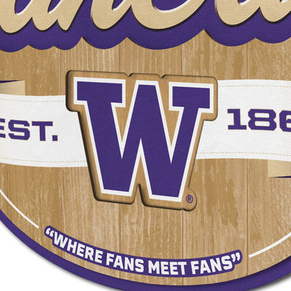 Washington Huskies Fan Cave Sign Alt 3