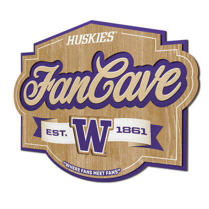 Washington Huskies Fan Cave Sign