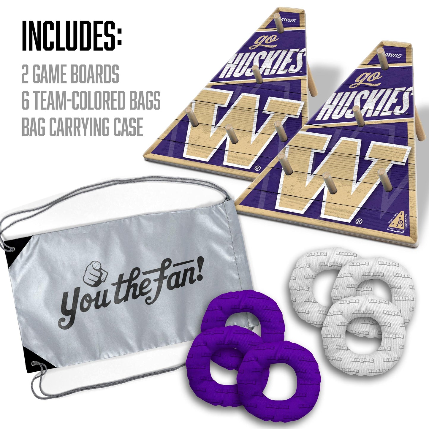 NCAA Washington Huskies Ringbag Outdoor Game